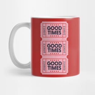 Vintage Good Times Tickets // Celebrate the Good Times Mug